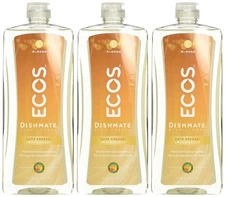 Earth Friendly Products Dishmate Natural Almond Dishwashing Liquid Pack of 3
