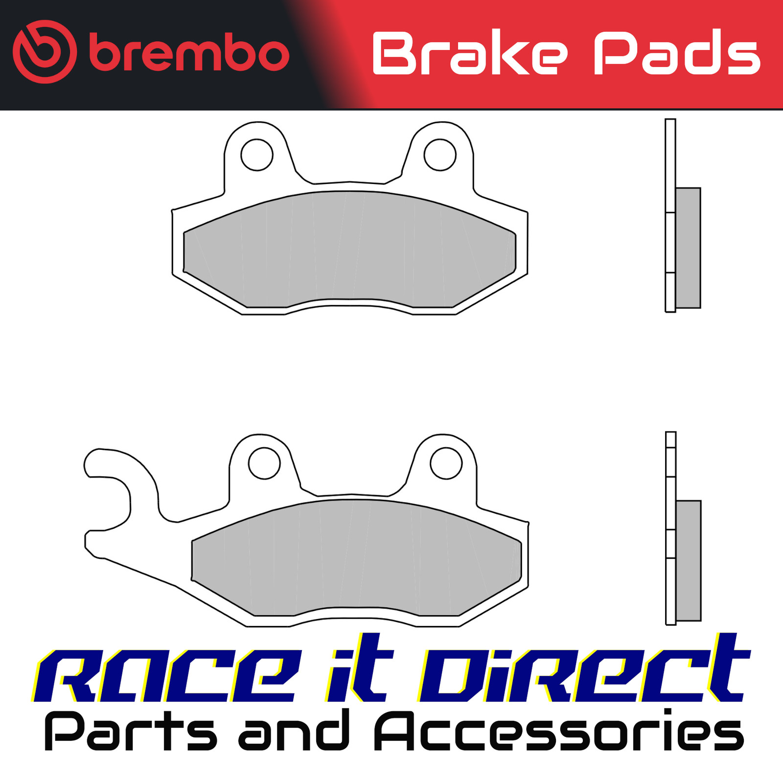 Brake Pads for TRIUMPH TIGER 1200 EXPLORER XRX LOW 2016-2018 Rr S Str Brembo
