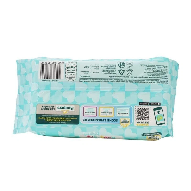 PAMPERS 850 PZ SALVIETTE UMIDIFICATE BAMBINI BABY FRESH - Immagine 3 di 4
