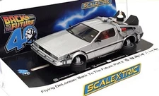 Scalextric "Back to the Future II" DeLorean W/working Lights 1/32 Slot Car C4541