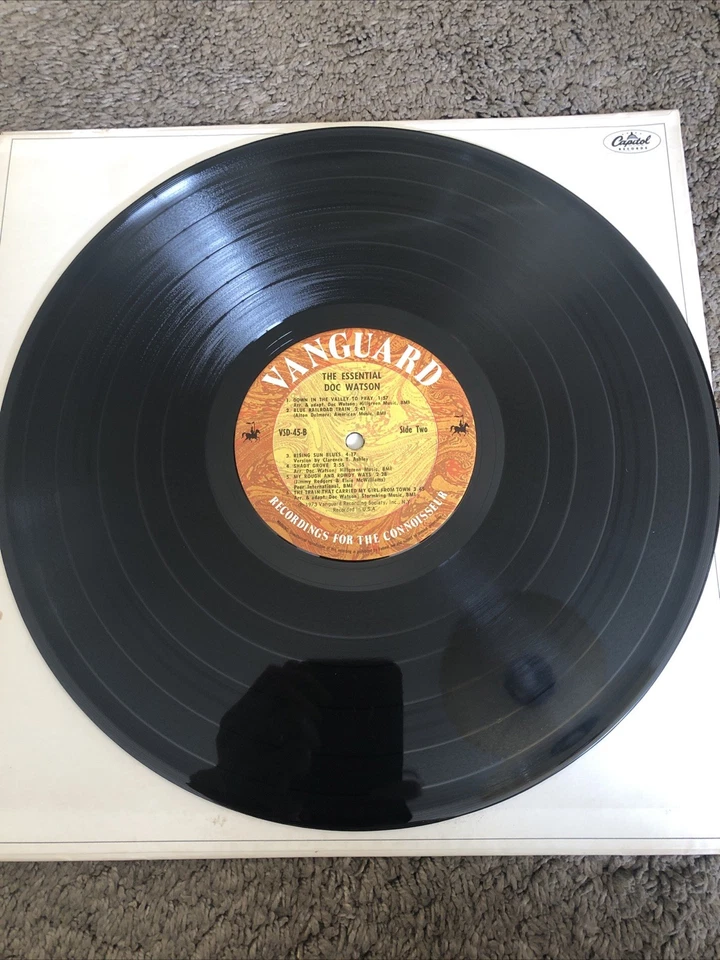 NM Doc Watson-The Essential Doc Watson-Vanguard Gatefold VSD-45/46 Double Vinyl - Image 4 of 4