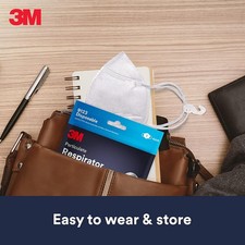 400x 3M 9123 P2 Respirator Face Masks 16x25 Bulk Carton Dust Disposable — image 4