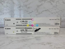 2 Genuine Canon iR C3325,C3330,C3525 GPR-53 , GPR53 Black Toners 8524B003AA
