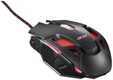 Acer Nitro 2 7200 DPI Gaming Mouse USB Optical Ambidextrous Black (PC) NEW