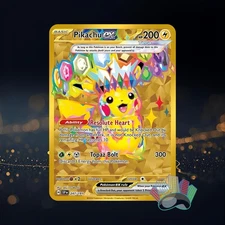CUSTOM MADE Pikachu EX 247/191 Holo HIGH QUALITY