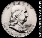 1963 Franklin Half Dollar- Silver- Choice Gem Brilliant Unc Luster #J4188