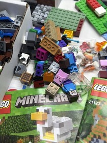 LEGO Minecraft Set Lot The Nether Portal (21143) 100% Complete 21123 21140 Extra