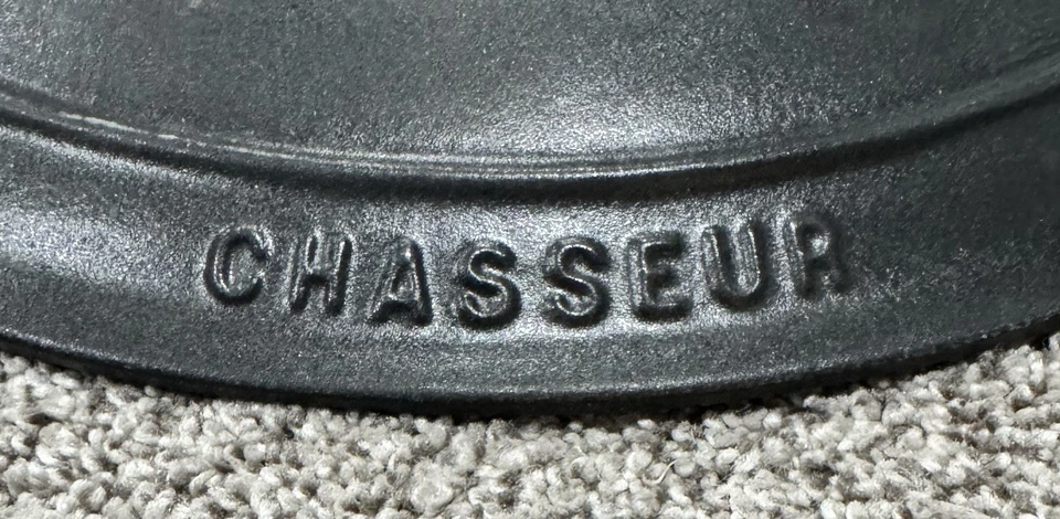 Chasseur Hierro Fundido Ovalado 33cm Tapa Solo Nuevo Con Etiquetas Foto 2 de 4