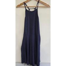 Everly for Francesca Polka Dot Belted Midi A-Line Halter Sundress NWT Size Small