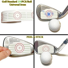 Golf Impact Tape Labels 250 Pcs/Roll Golf Impact Stickers for Swing Training ...