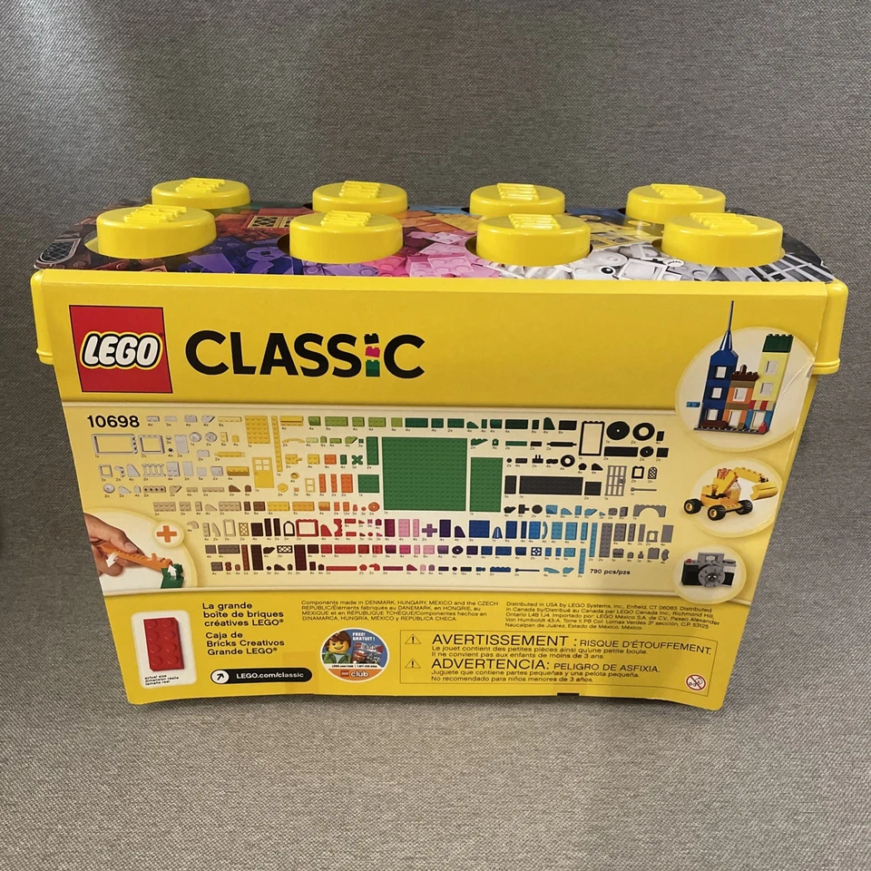 LEGO Classic Large Creative Brick Box 10698 Building Toy Set & Storage *NEW* - Image 2 of 4