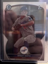 2023 Bowman Draft #BDC-109 Brady Smith Chrome Refractor - 1st Bowman