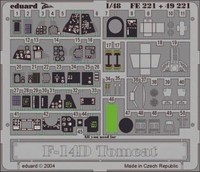 Eduard Accessories Fe221 - 1:48 F-14D Tomcat - ÄTzsatz - Neu
