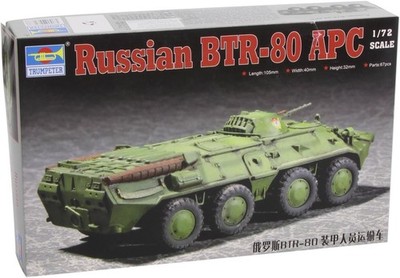 Trumpeter 7267 BTR-80 APC  1:72 New  Free Shipping