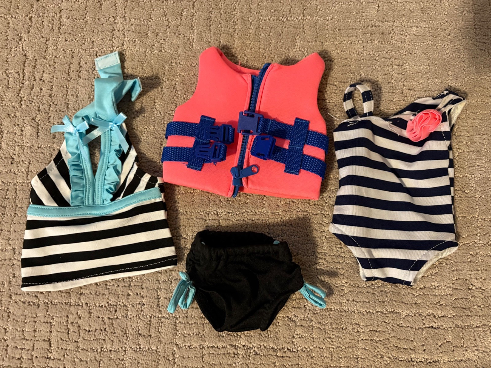 Our Generation & American Fashion World doll swimsuit outfit