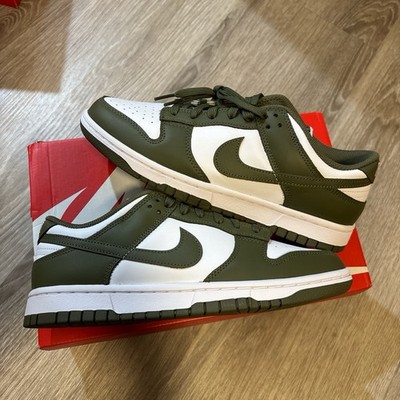 Women s Nike Dunk Low medium Olive Green Athletic Sneaker 8.5,9,9.5 