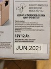 Power Wheels Gray Battery 12 Volt Expires June 2021 original Box Untested — photo 3