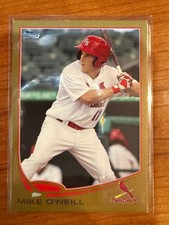 Mike O'Neill St. Louis 2013 Topps Pro Debut Minor Gold Border /50 SP!