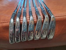 Irons,  Wilson X31 Custom Forged, Original Reg. shaft, 3-9 set