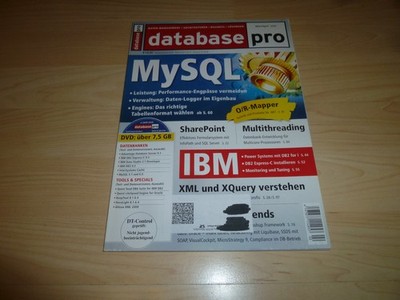 Computer Zeitung PC Zeitschrift Database Pro 2 / 2009 - Server MySQL XML XQuery