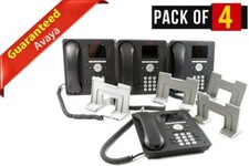 LOT x 4 OEM Avaya 9611G IP Telephone Model: 700504845 AYR-700504845