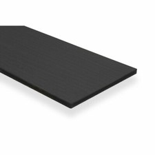 Black Wooden Shelf Board - D300mm - 19mm Thick