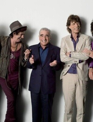 The Rolling Stones and Martin Scorsese 10''x8'' photo - 100% to Cancer Charity *5