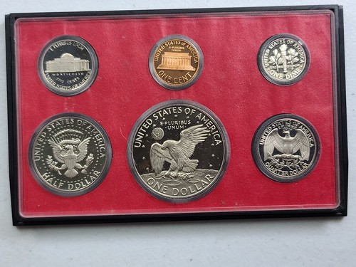 ☆1 Satz aus Lot☆ 1978 US Mint Proof 6-Coin Set mit Box - Bild 2 von 2