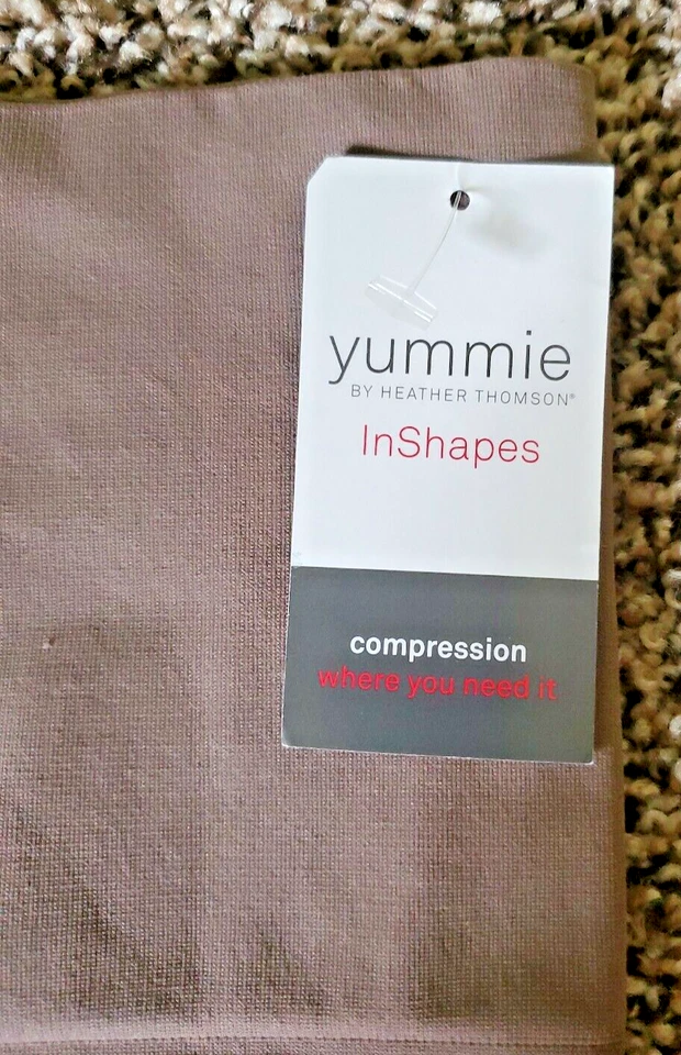 Womens YUMMIE TUMMIE COMPRESSION MID RISE SHAPING SHORT UNDERWEAR MINK L/XL $36 - Image 2 of 4