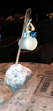 Dekotasse Geschenk Handarbeit Stein L&ouml;ffel Tasse Schleife jedes Teil ist anders