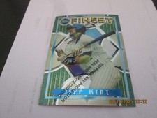 JEFF KENT METS 1995 TOPPS FINEST WITH COATING CARD #121