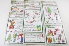 Craft UK Christmas Cartoons Collection Rubber Stamp Sheet