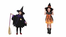 NEW KID'S HALLOWEEN PARTY COSTUME GIRL'S - LOVELY WITCH, PRETTY WITCH