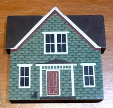 Cat's Meow :  VANDENBERG HOUSE 1986 Series IV Wood Collectible Faline '87 signed