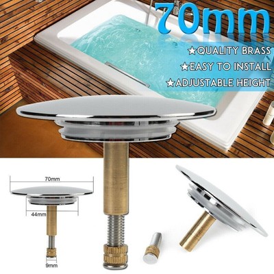 Chrom-Click-Clack Waschtisch-Ablaufgarnitur Pop-up-Badewanne Druckknopf-Stecker