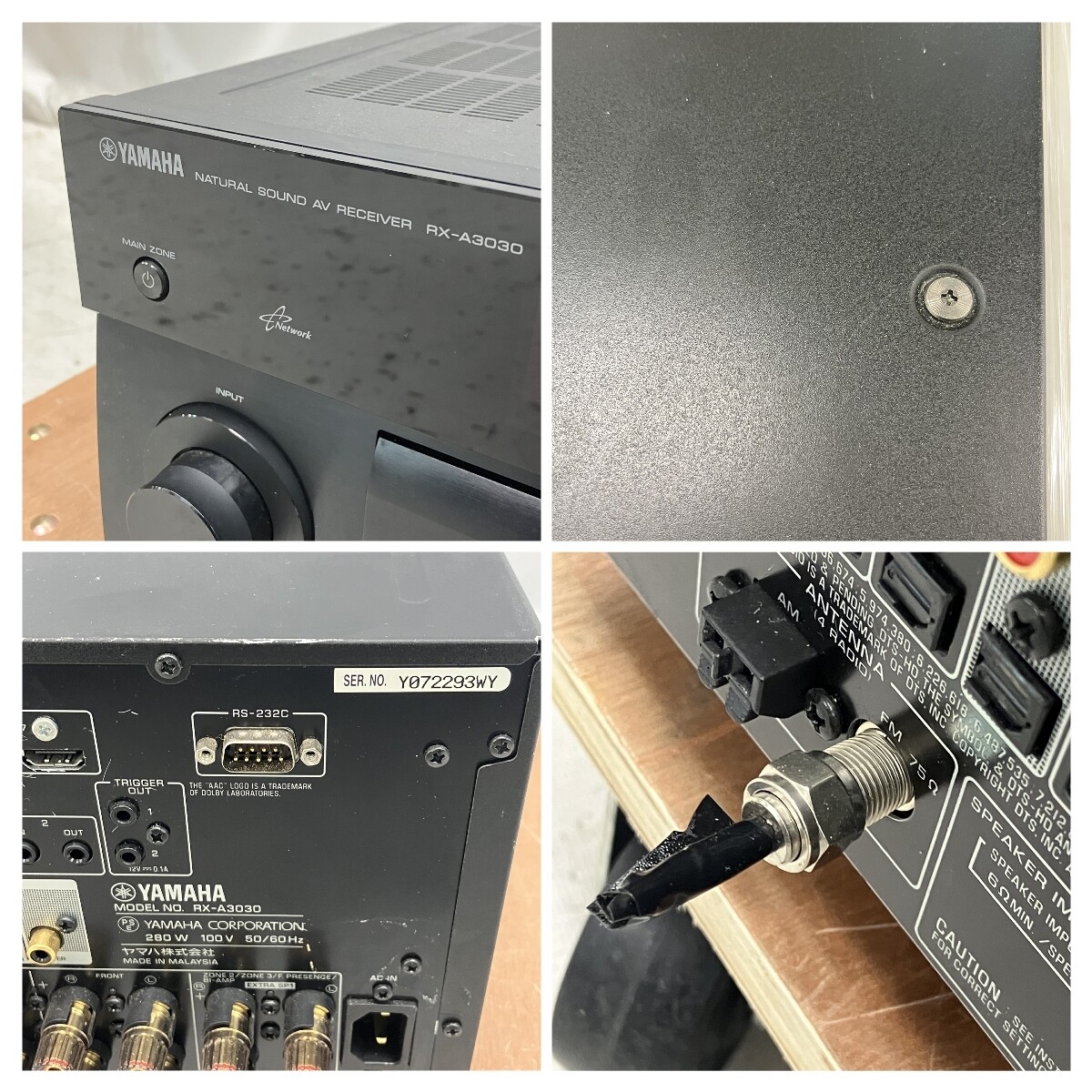 YAMAHA RX-A3030 AVENTAGE AV amplifier Acoustic equipment YAMAHA RX-A3030 AVENTAGE AV amplifier Acoustic equipment