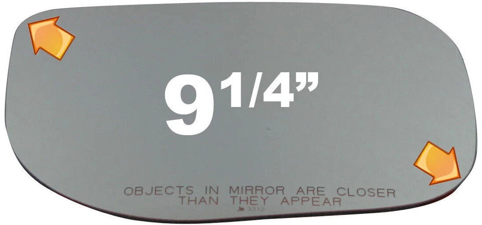 Nuevo espejo retrovisor derecho convexo de repuesto para 05-09 Nissan Armada sin placa de respaldo Foto 3 de 4
