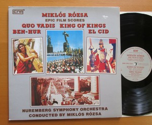 Details About Miklos Rozsa Conducts Epic Film Scores Quo Vadis Ben Hur El Cid Etc Cn 7013 Nm - 