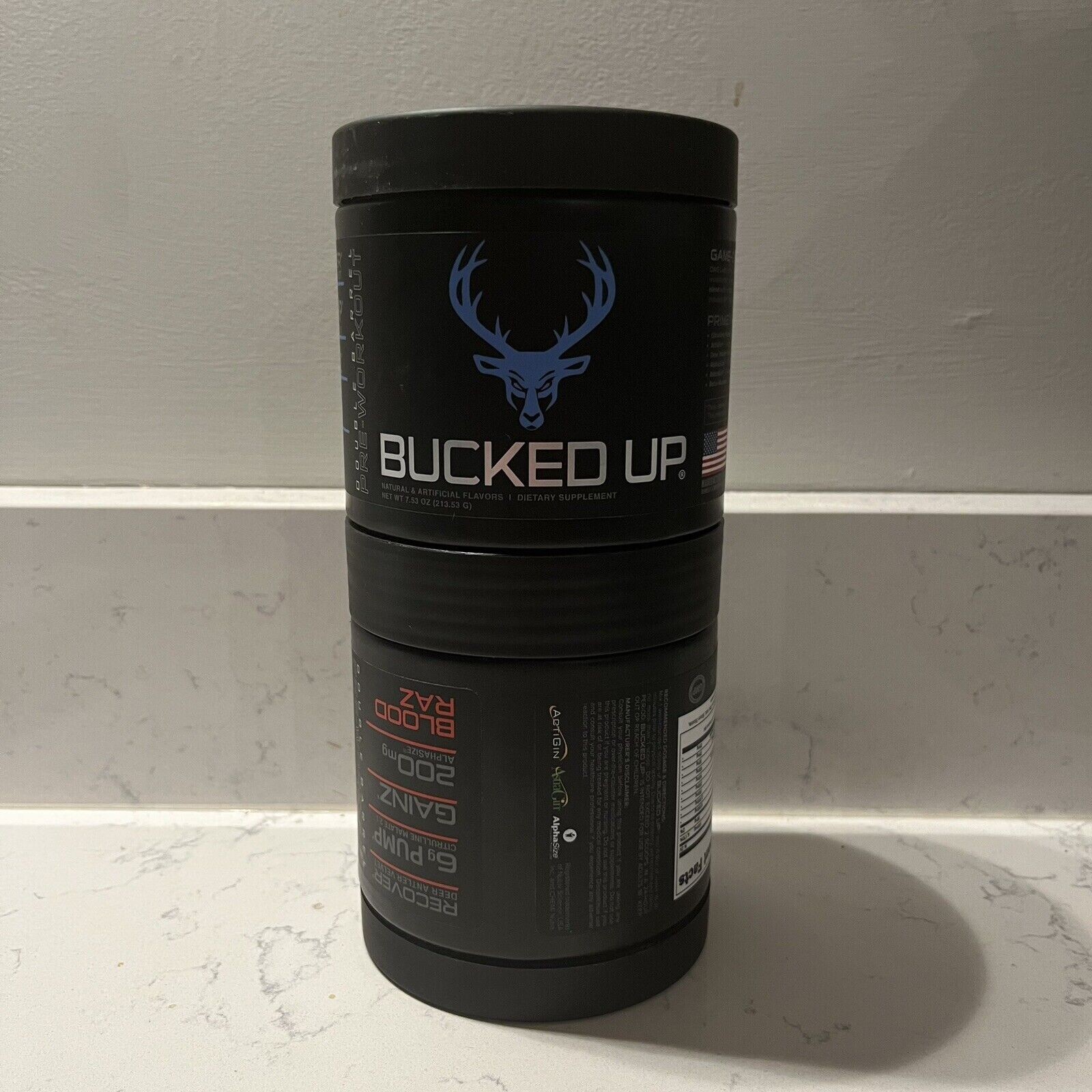 Bucked Up 2 PreWorkouts Blue Raz and Blood Raz (40 Servings) eBay