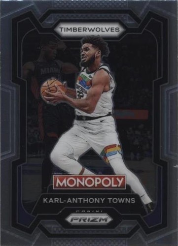 2023-24 Panini Mosaic /75 Karl-Anthony Towns Choice Red & Yellow 