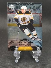 2007-08 Upper Deck Black Diamond Rookie Gems Milan Lucic RC Card #164. rookie card picture