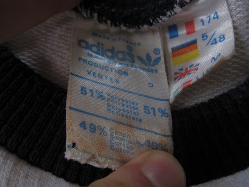 Sweat Adidas Vintage Equipe de France Porté FFF Ventex Vintage Jersey - 174 / M - Picture 6 of 7