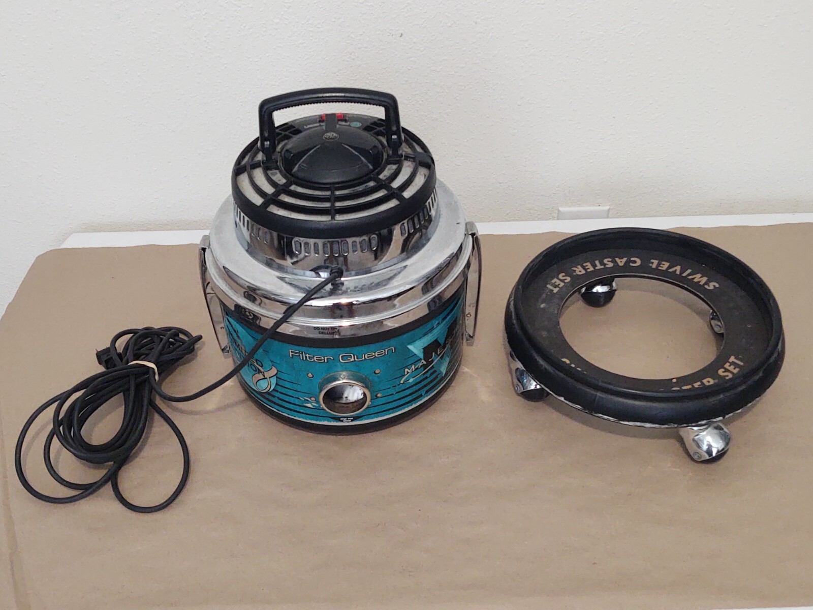 Filter Queen Majestic Limited Edition Canister Vacuum w/ Wheeled Base