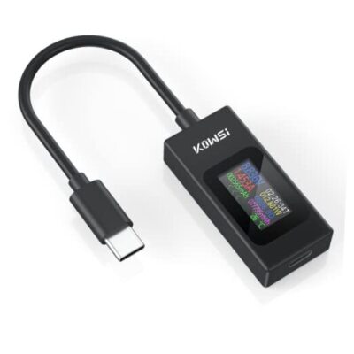  USB C Tester Power Meter 4-30V 0-6.5A Digital Multimeter, Type Classic Version