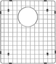 Serene Valley 15-1/2" x 11.5 Bottom Sink Grid Protector Rear Drain Corner Radius