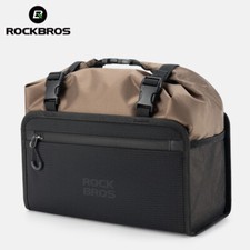 ROCKBROS Bicycle Handlebar Bag Portable Detachable Waterproof 5.5L Front Bag