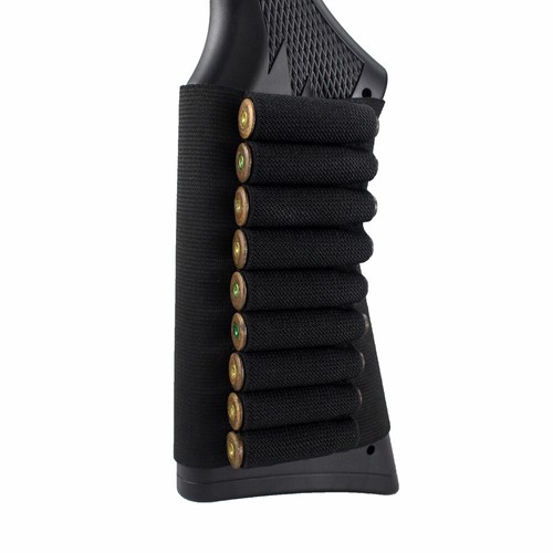 9 colpi butt stock fucile munizioni borsa proiettile custodia cartuccia - Foto 9 di 10