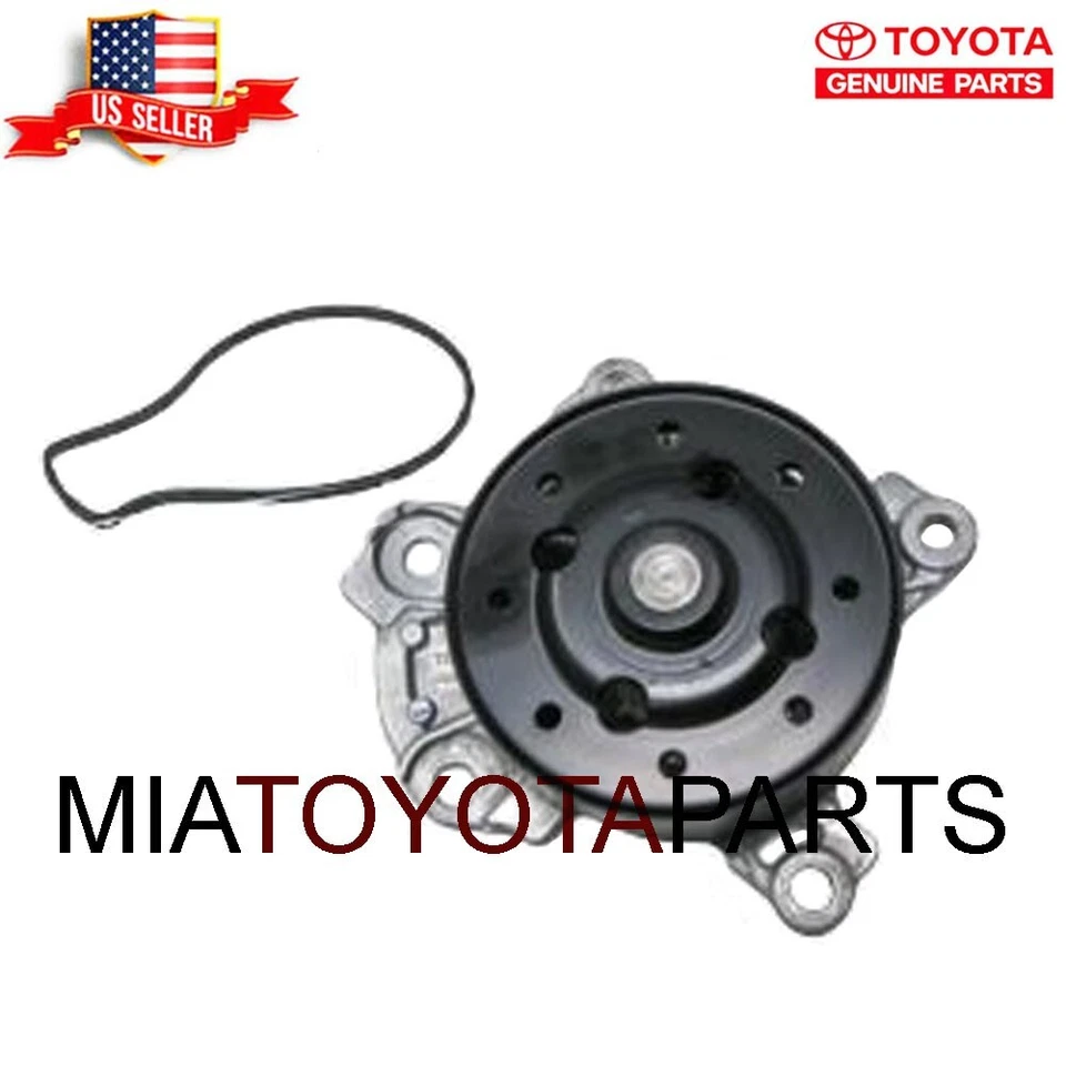 Genuine Toyota 09-19 Corolla 09-13 Matrix OEM Engine Water Pump 16100-09560 - Изображение 3 из 4