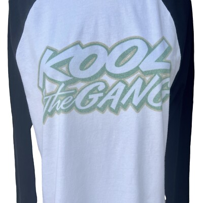 1970s-1980s Vintage Kool & The Gang Long Sleeved-baseball style T 