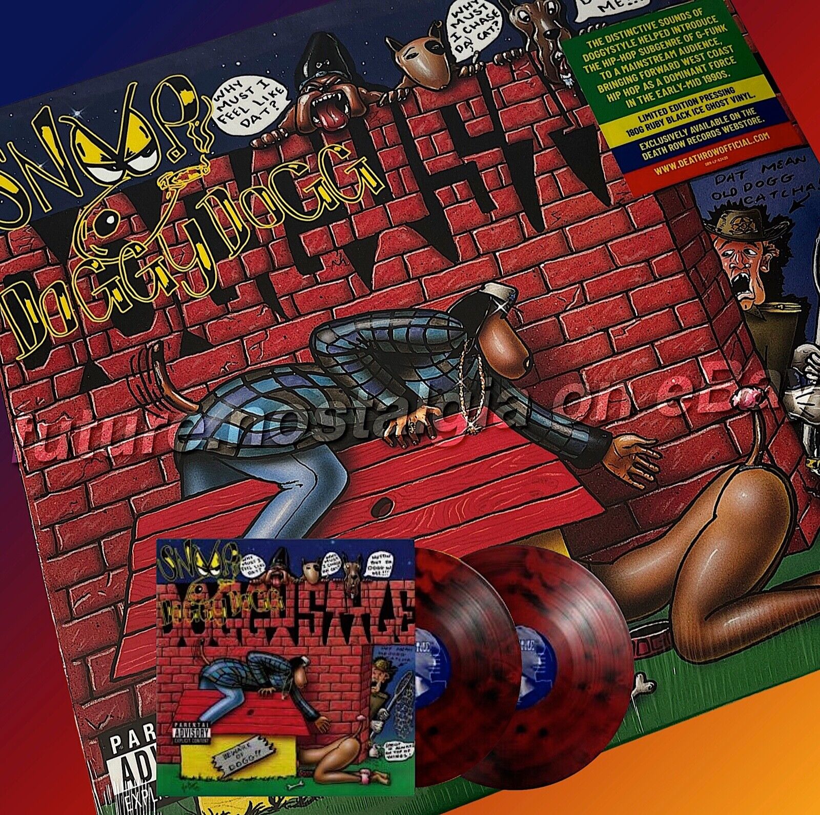 Snoop Dog Doggystyle Ruby Red Translucent 2022 Vinyl 2LP SEALED